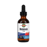 KAL, Melatonin, Raspberry, 3 Mg, 1.85 Fl Oz